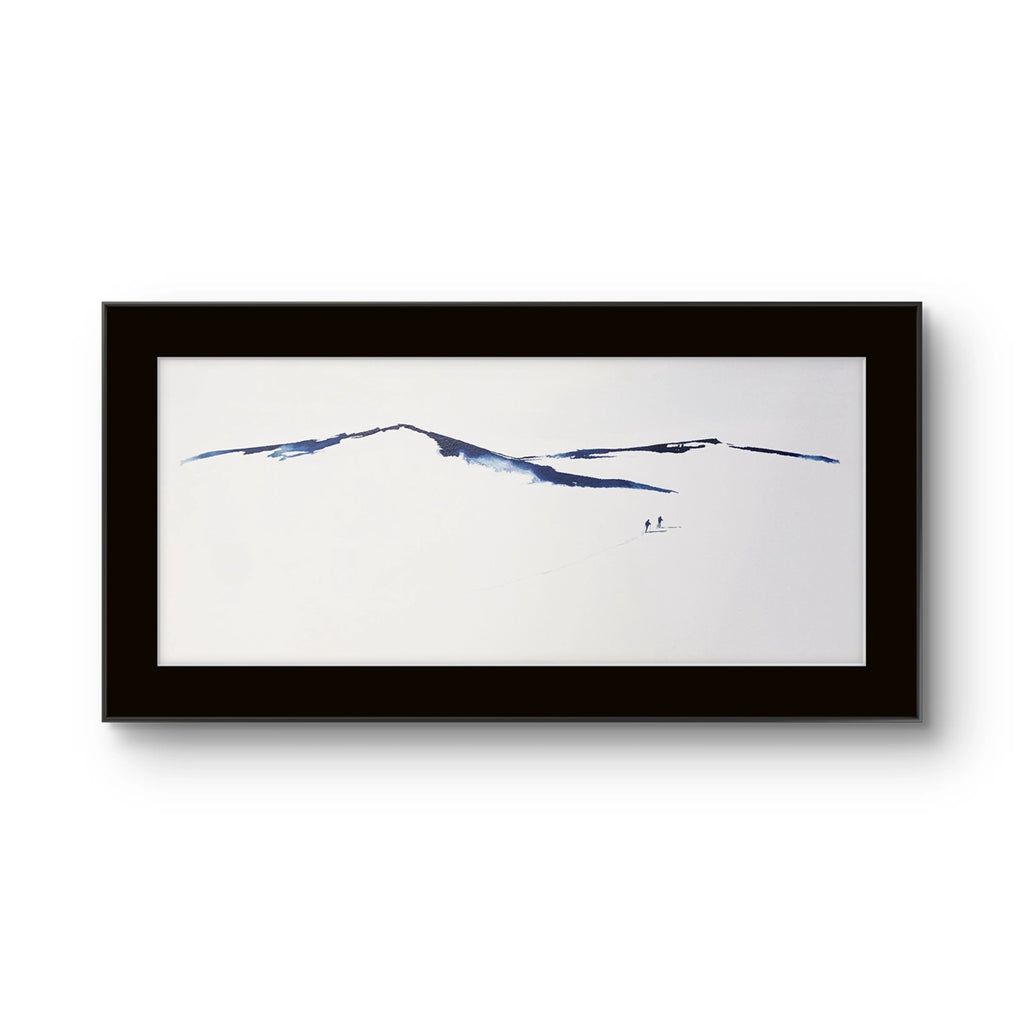 Maleriet "Underveis 9" av den norske samtidskunstneren Mona Eckhoff