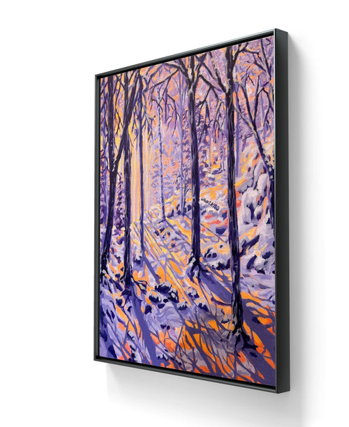 Maleriet "Unnskyld" leveres uten ramme. 