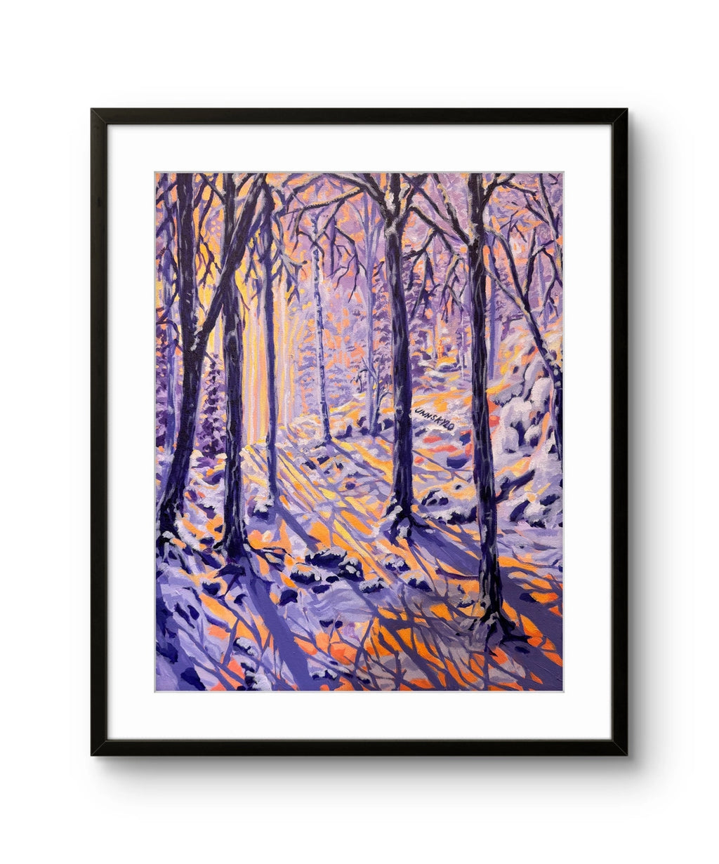 Fine art giclée trykket "Unnskyld" av den norske kunstneren Sebastian Slotte