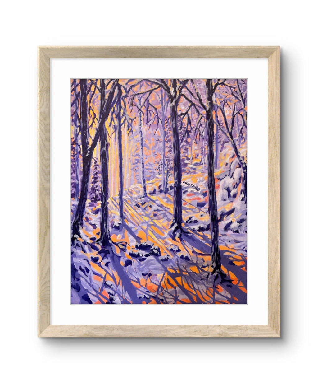 "Unnskyld" - her innrammet med en ramme av eik. 