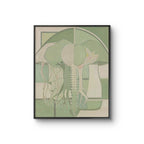 Maleriet "Vita" av den norske samtidskunstneren Ina Matho