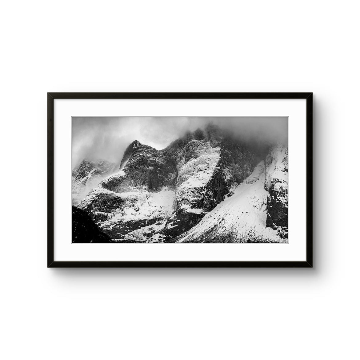 Fine art fotokunsttrykket "Windchill" av den norske fotografen og eventyreren Tormod Granheim, signert og nummerert i et begrenset opplag
